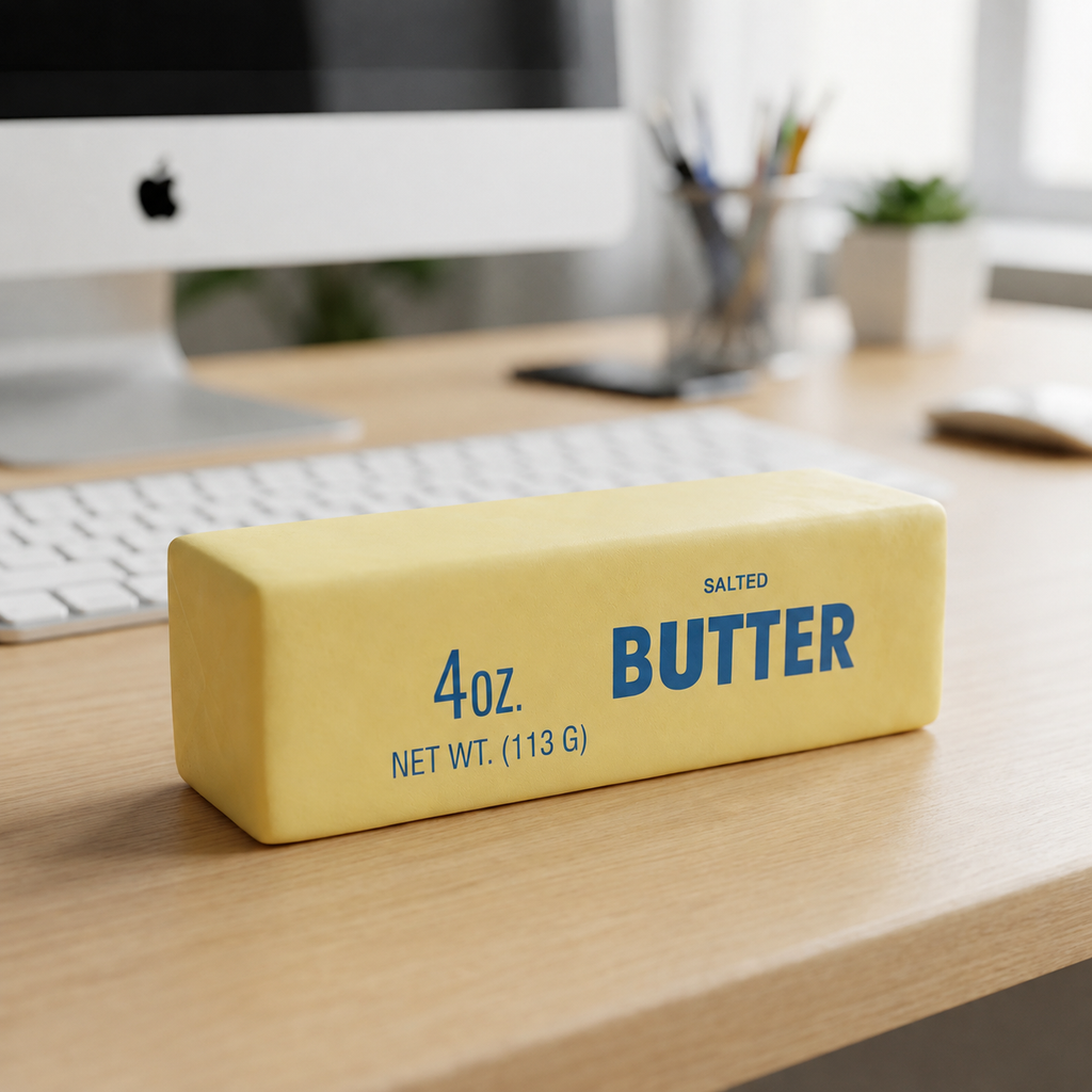 Viral 4oz Squishy Stick of Butter: Default Title