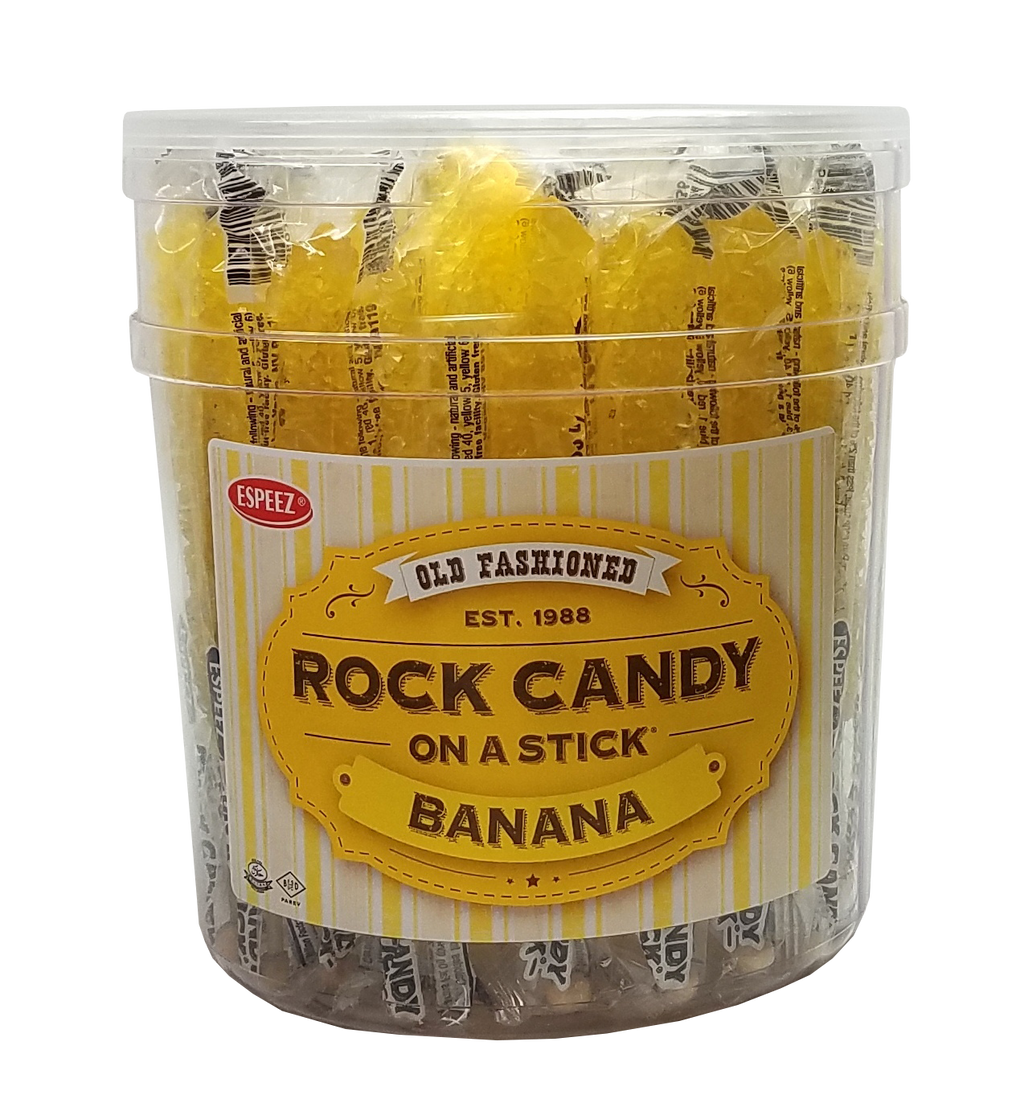 Rock Candy On A Stick - Banana