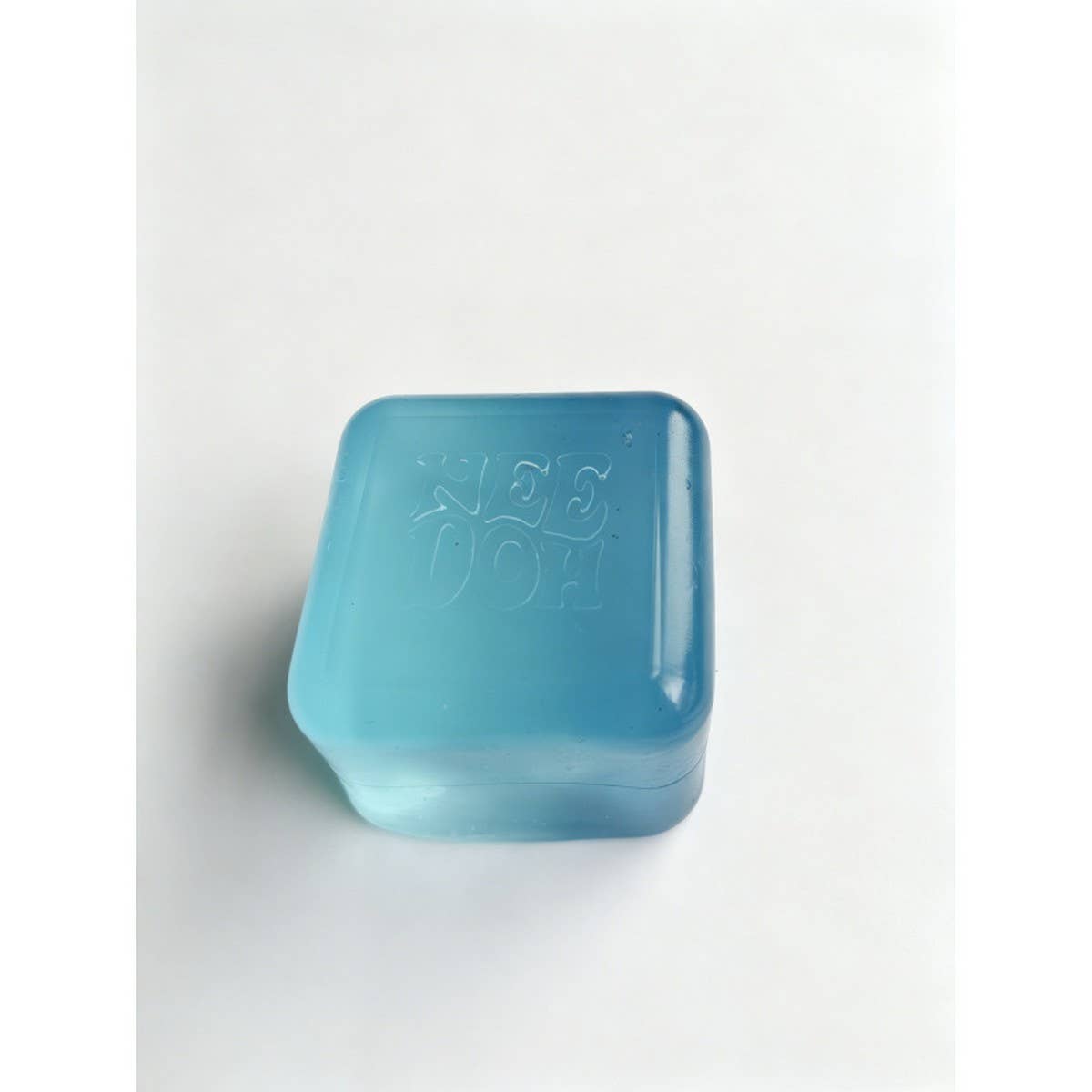 Needoh CLEAR ICE CUBE SLOW REBOUND SQUISHY STRESS TOY: BLUE / (OS) 1