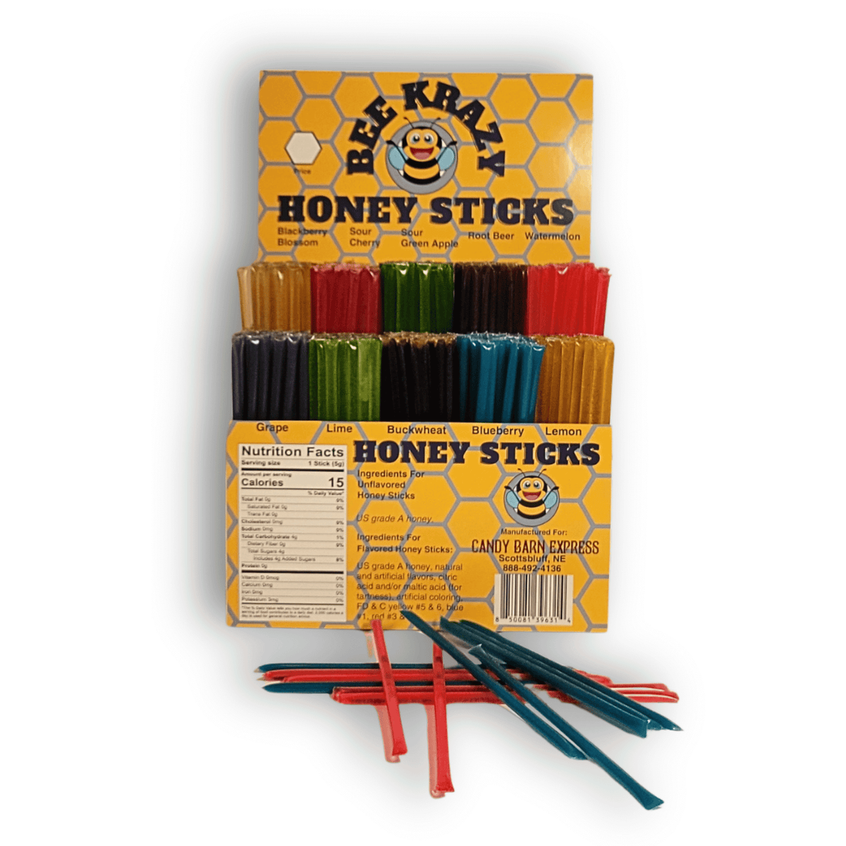 Bee Krazy Honey Sticks Variety