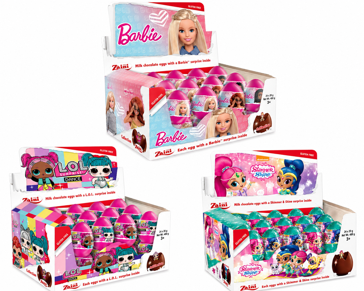 Zaini Cartoon Toy Eggs: Barbie Eggs