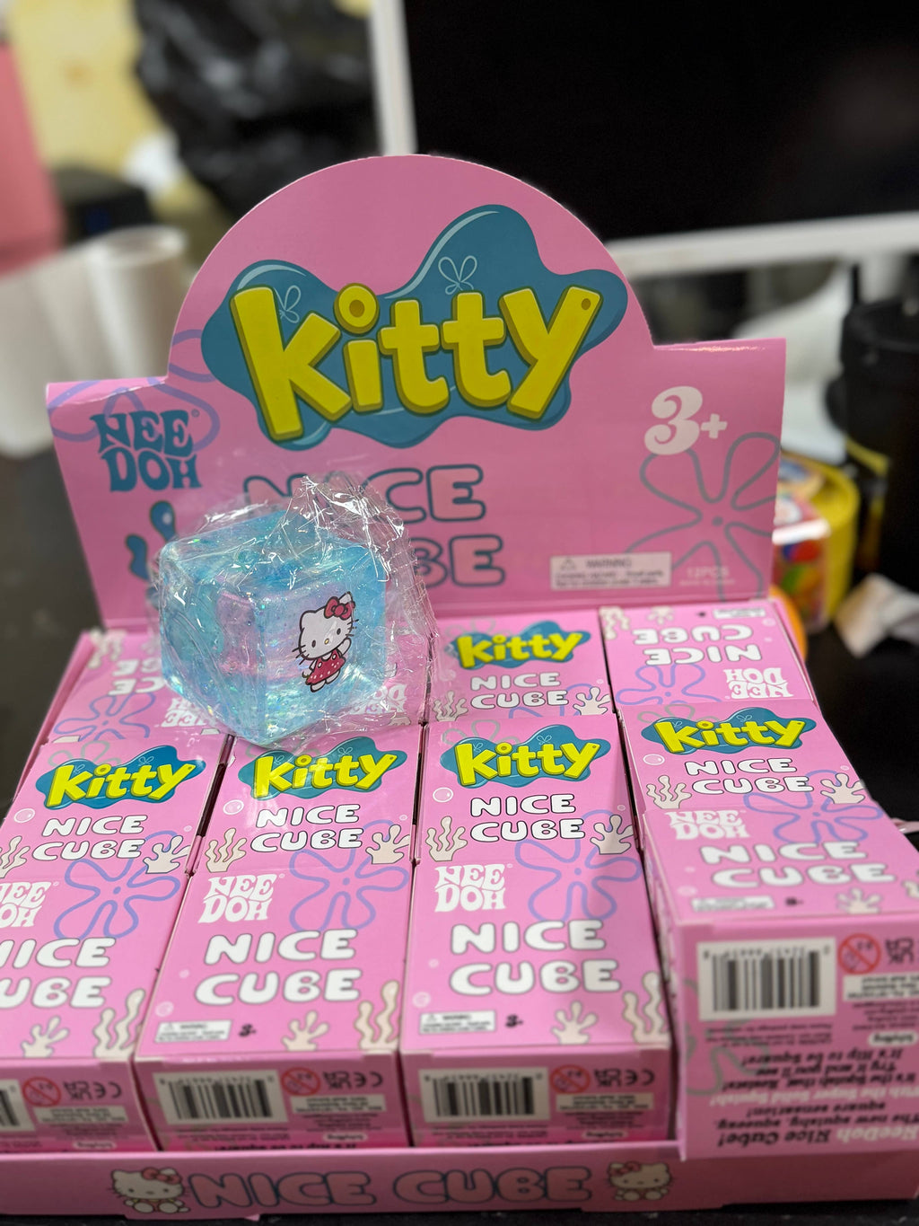 Needoh ICECube Super Squish  Stress Relief kITTYbow