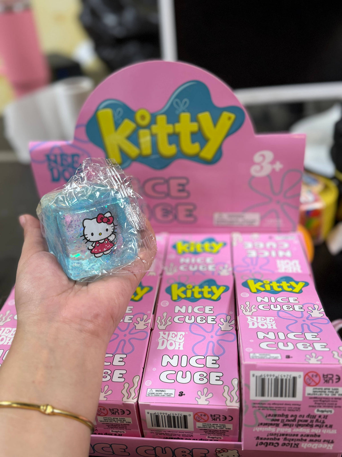 Needoh ICECube Super Squish  Stress Relief kITTYbow