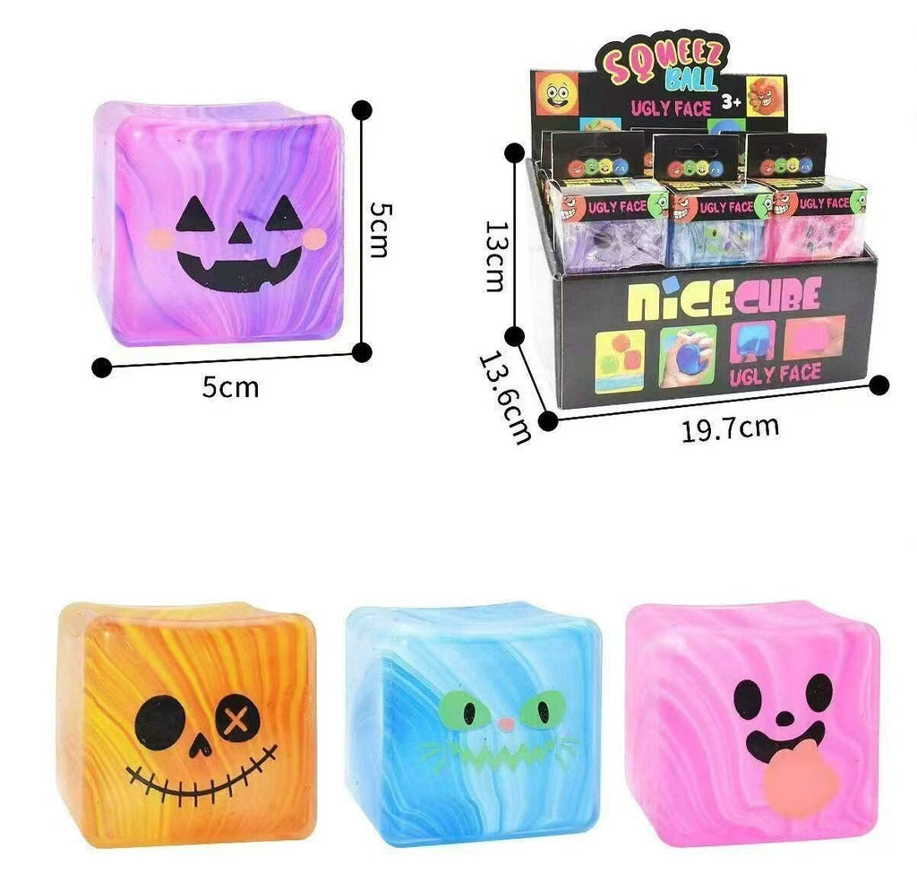 Maltose Halloween Sensory Squishy Ball – Spooky Confetti Stress Toy