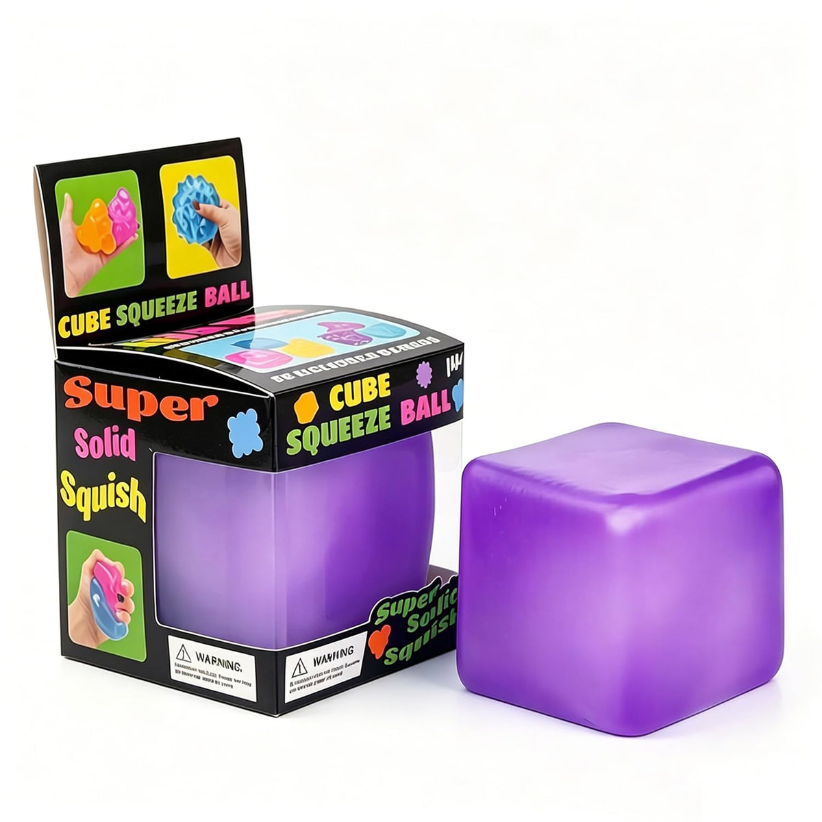 Premium Big Block Cube, Ice Cube Squishies Toys, Durable, Slow-Rebound fingertip Exquisite Spherical ice Cube with boxGift-Ready (Blue)