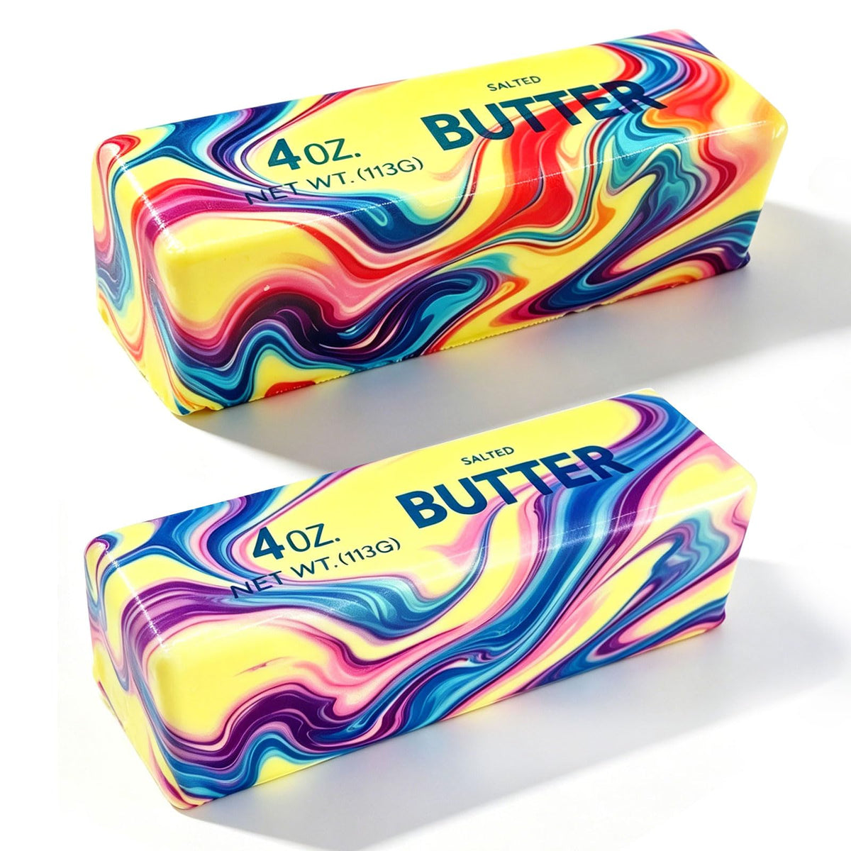 Slow Rising Butter Squishy, Squishies Butter Squeeze Toys Pack Sensory Stress Relief Soft & Stretchy Fidget Toy for Party Favors Squishy Butter