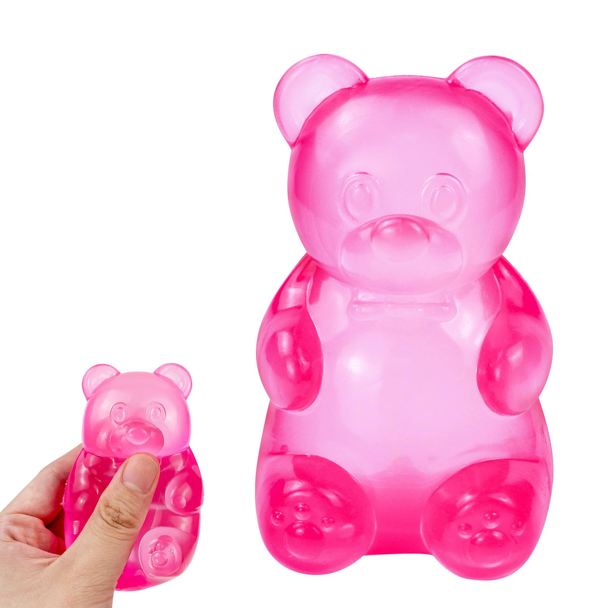 Bear Squishy, Stress Bear Taba Squishy, Taba Squishy Toys for Kids, Stress Balls Valentines Day Gifts Birthday Gifts Party Favors-Blue