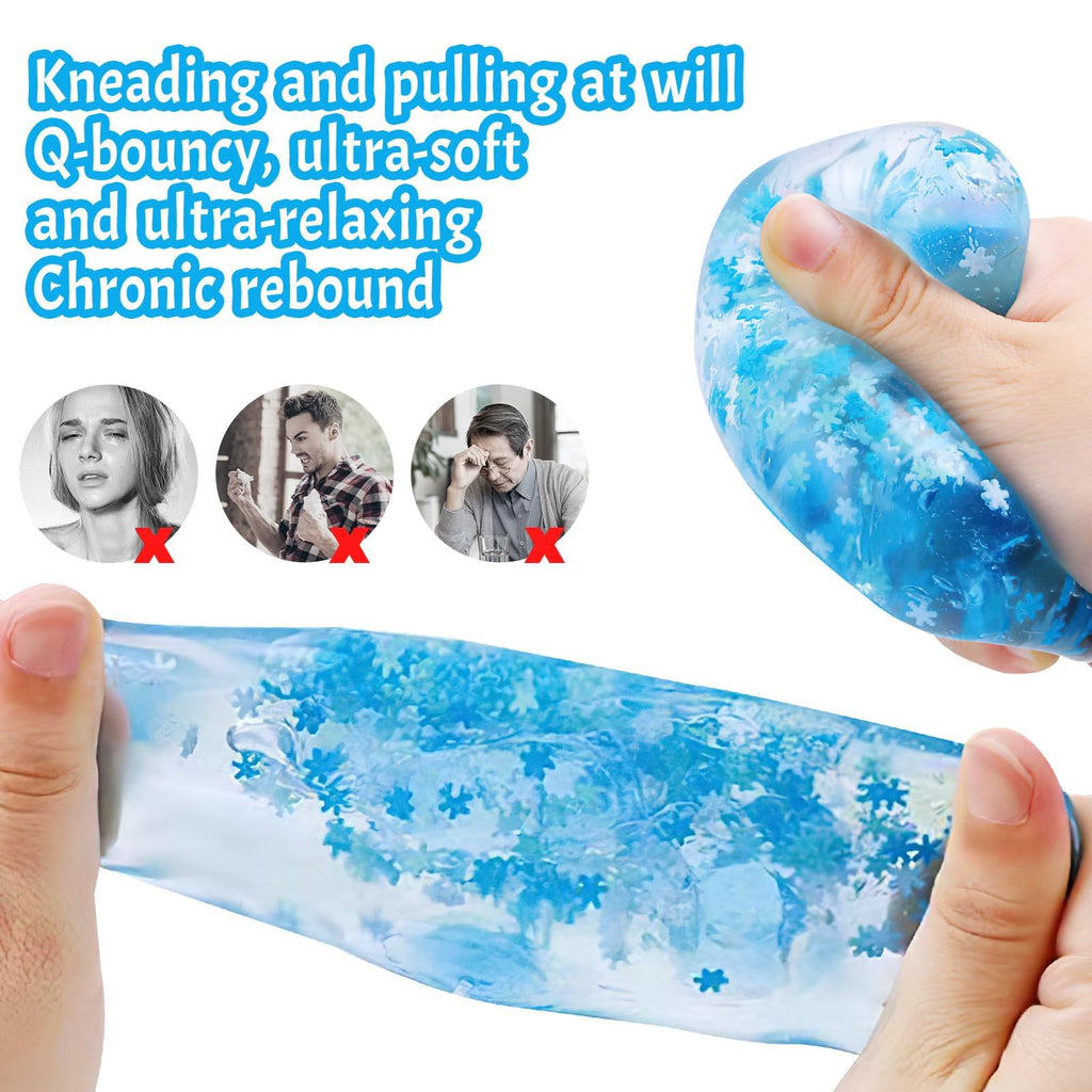 Stress Balls for Adults, Stress Cube Fidget Toys, Enhanced Grip Strength Squeeze Toys, Halloween, Christmas, Valentines, Easter, Party Favors, Square Shape Stress Cube Stress Toys for Adult