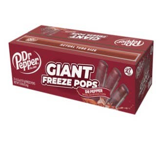 Dr. Pepper Giant Freeze Pops 5.5oz