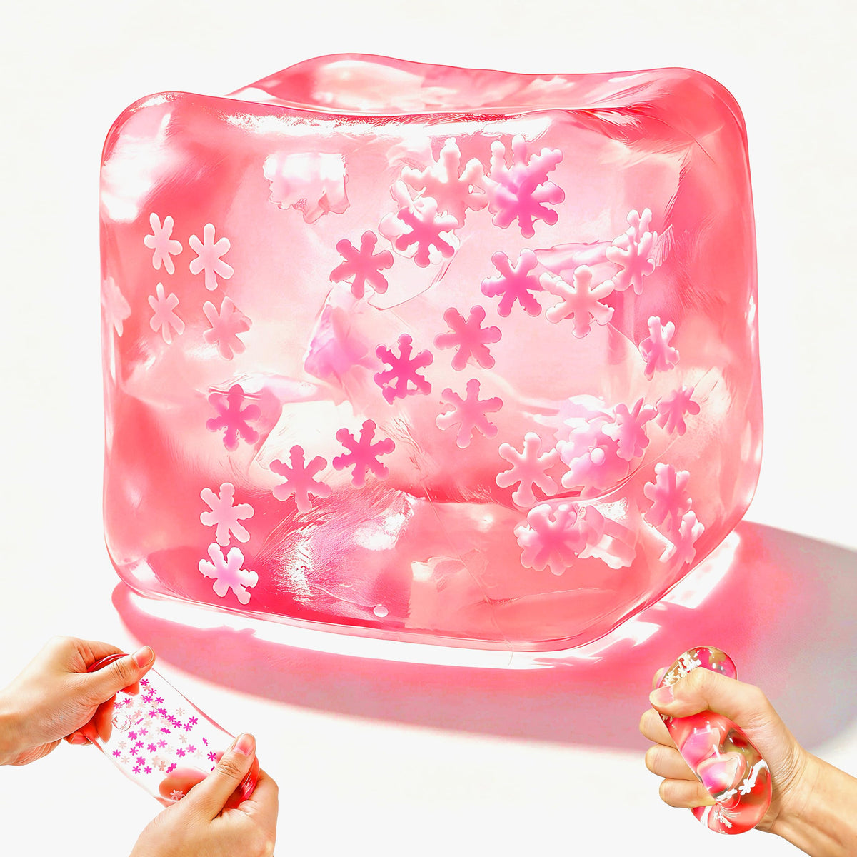 Stress Balls for Adults, Stress Cube Fidget Toys, Enhanced Grip Strength Squeeze Toys, Halloween, Christmas, Valentines, Easter, Party Favors, Square Shape Stress Cube Stress Toys for Adult