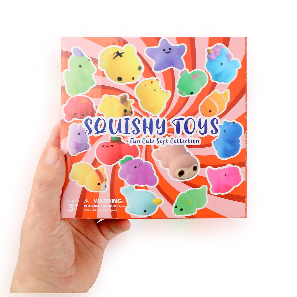 nobasco Squishies, 32 Pack Mochi Squishy Toys - Kawaii Cat Squishys Slow Rising Animals - Party Favors, Goodie Bag, Birthday Gifts, Mini Squishies Stress Reliever Toy