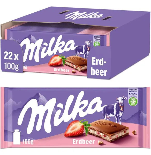 Milka Erdbeer Strawberry