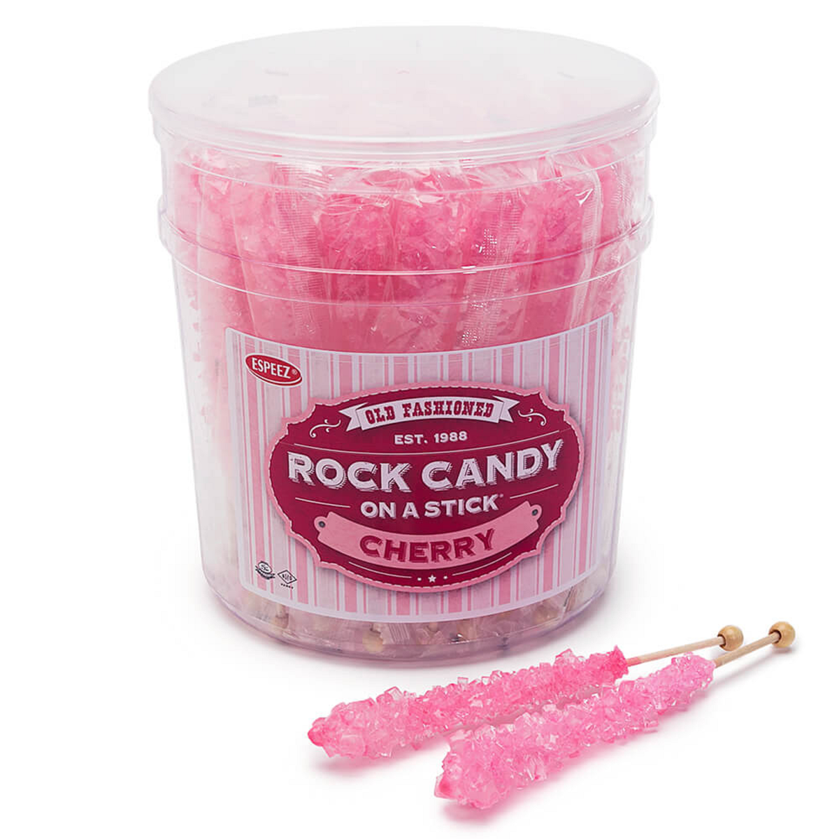 Rock Candy On A Stick - Cherry