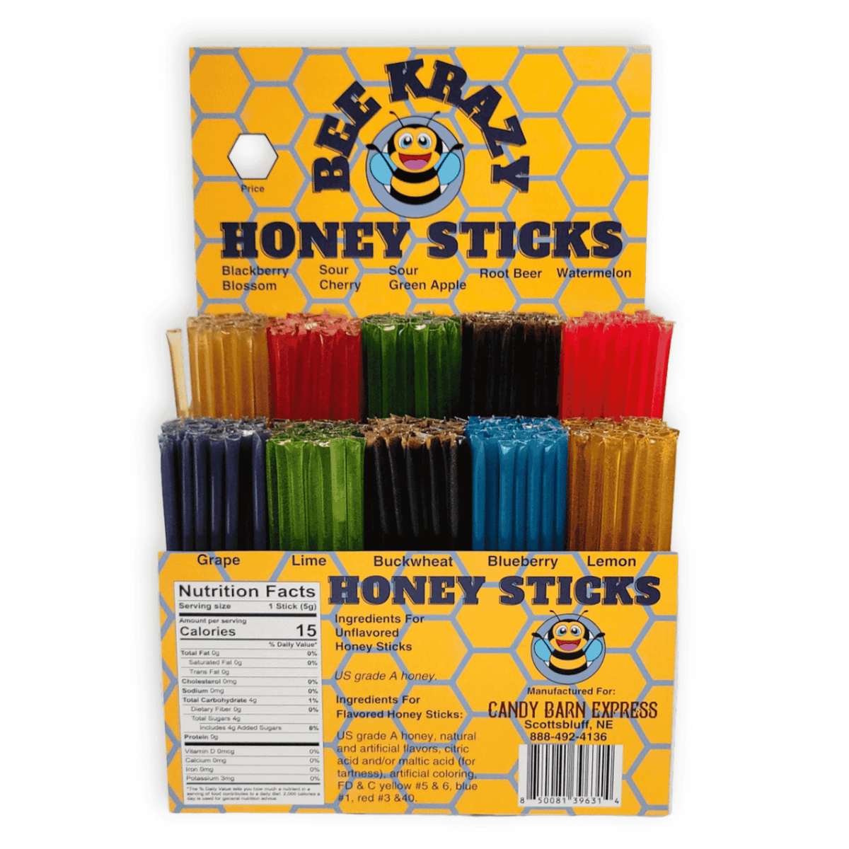 Bee Krazy Honey Sticks Variety