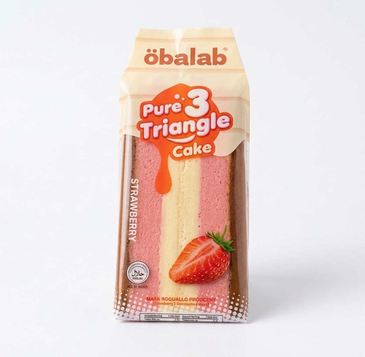 Obalab Triangle Cake Strawberry Flavor 100G
