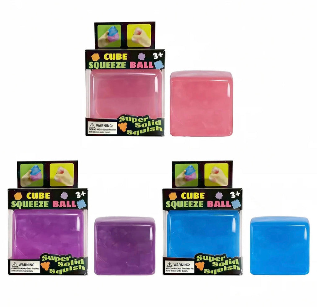 Cube Squeeze – Sensory Stress Relief Squishy Toy Display
