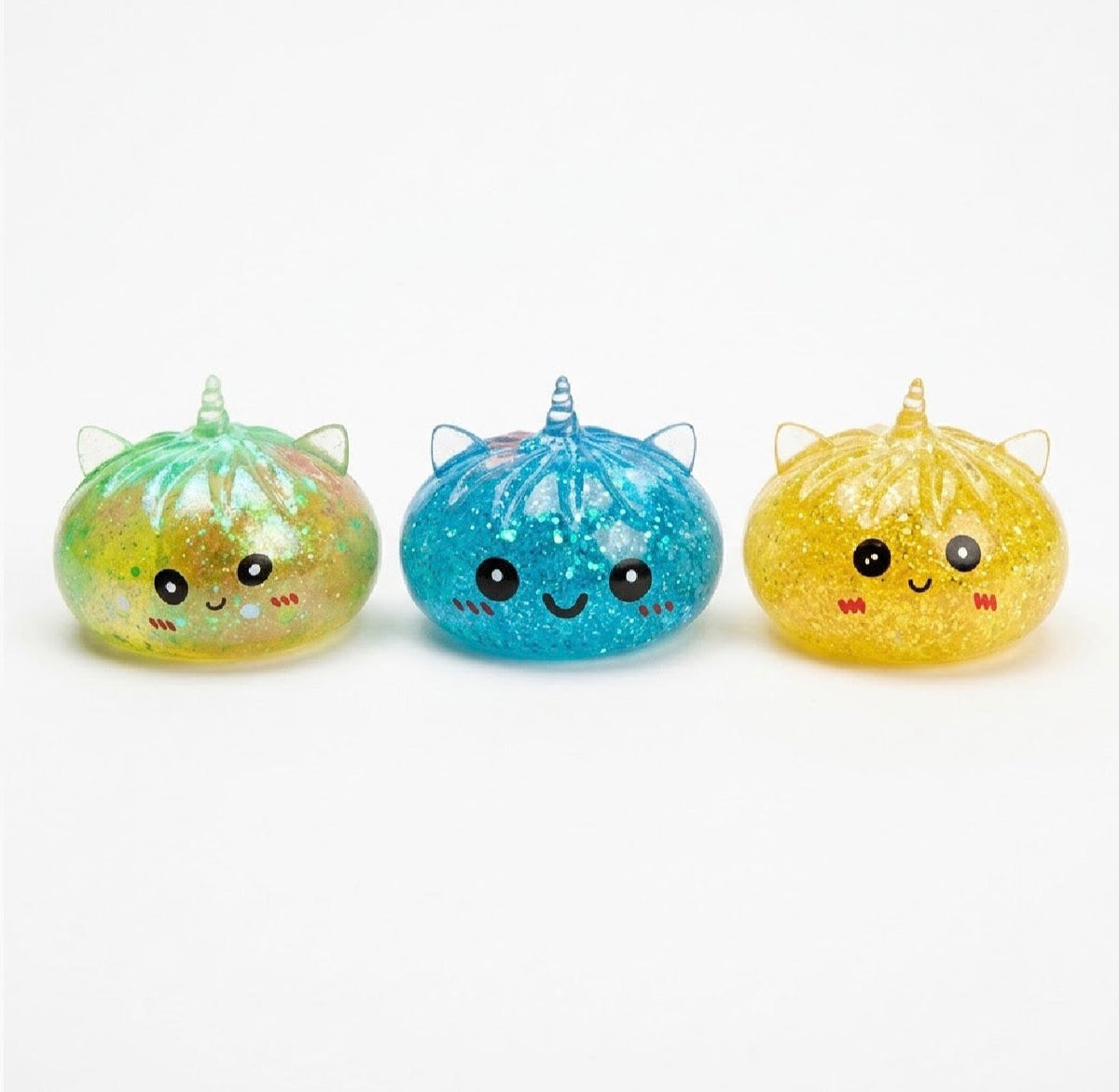 Squishy Dumpling Mini Glitter Unicorn Metallic Colors Slow 