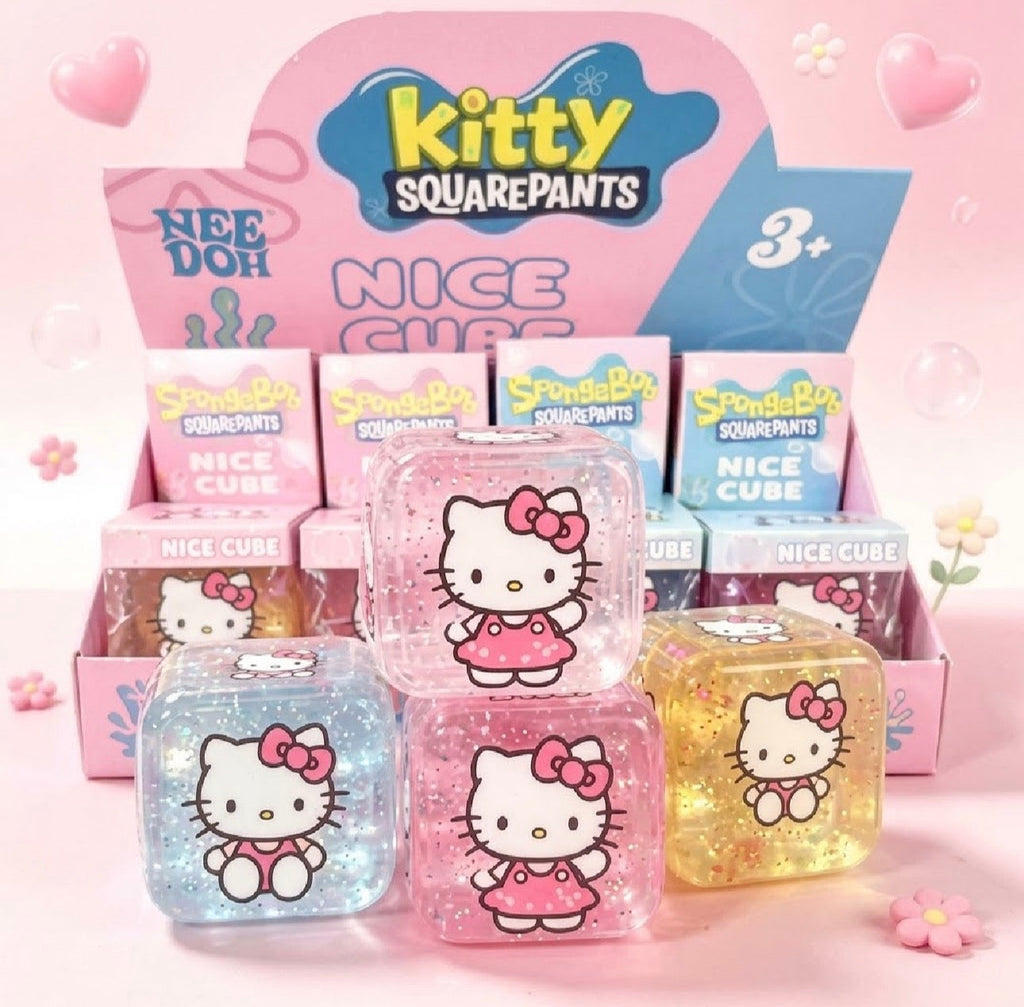 Needoh ICECube Super Squish  Stress Relief kITTYbow