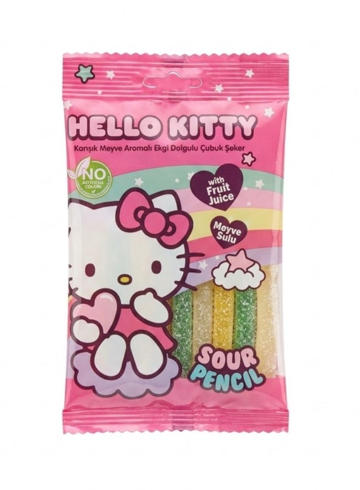 Hello Kitty Sour Pencil Gummy 80g