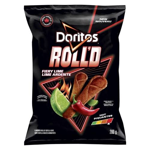 Doritos Roll'd Flavoured Tortilla Chips - Fiery Lime