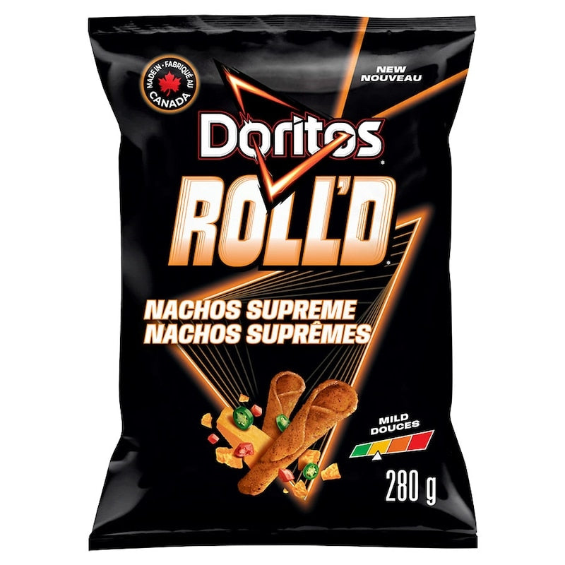 Doritos Roll'd Nachos Supreme Flavoured Tortilla Chips - 280 g