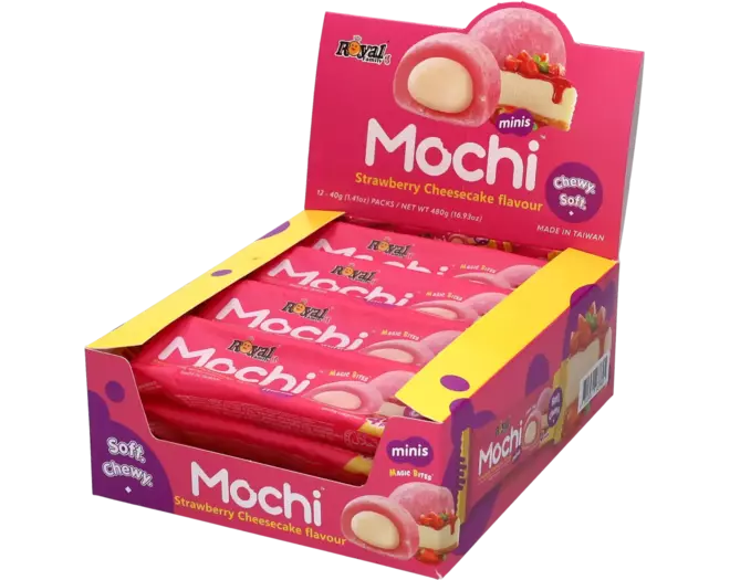 ROYAL FAMILY - MOCHI MINI STRAWBERRY CHEESE CAKE SNACK