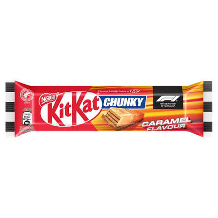 KitKat F1 Chunky Caramel Flavour Milk Chocolate Bar 40g
