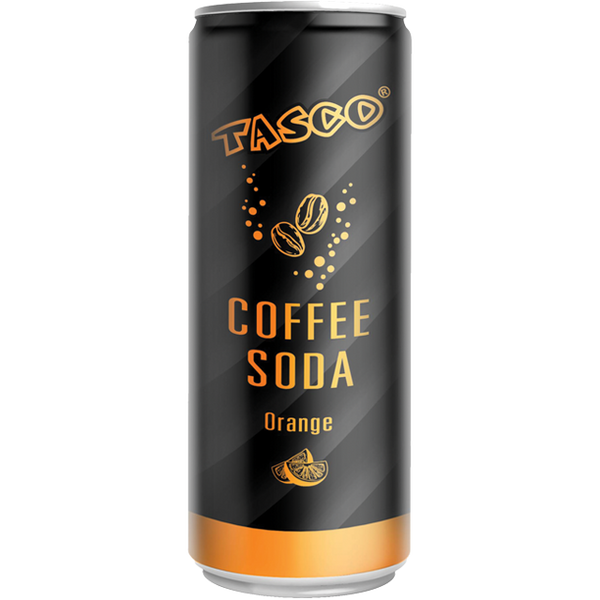 Tasco Coffee Soda Orange Flavor 330ml (Thailand)