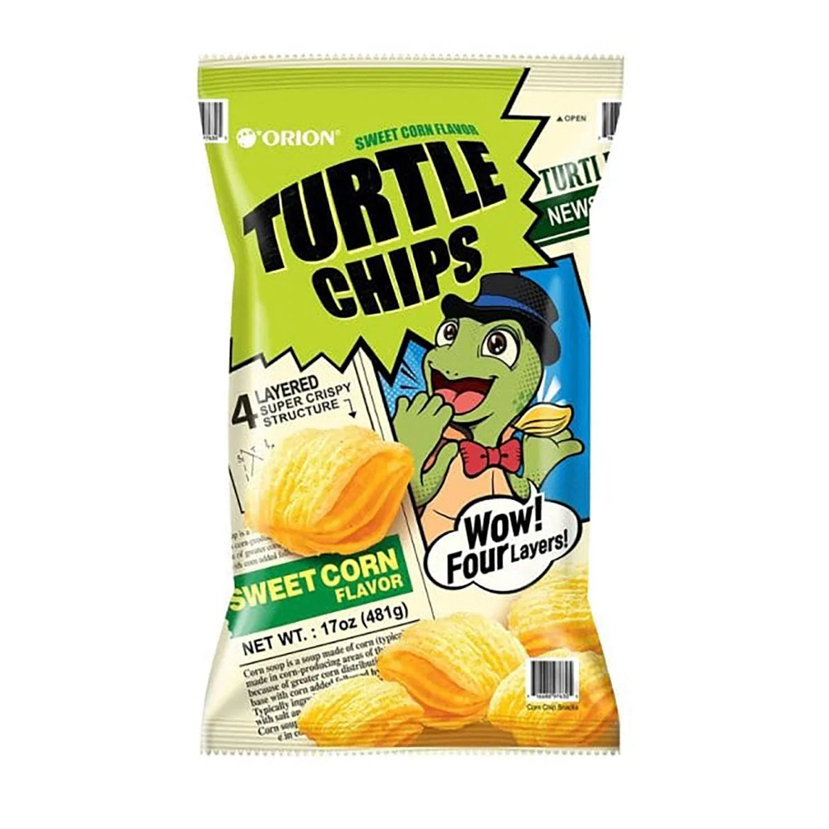 Turtle Chips sweet corn flavor