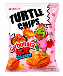 Turtle Chips Carbonara hot chicken