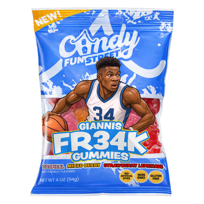 Giannis FR34K Gummy Assorted Flavor 4oz