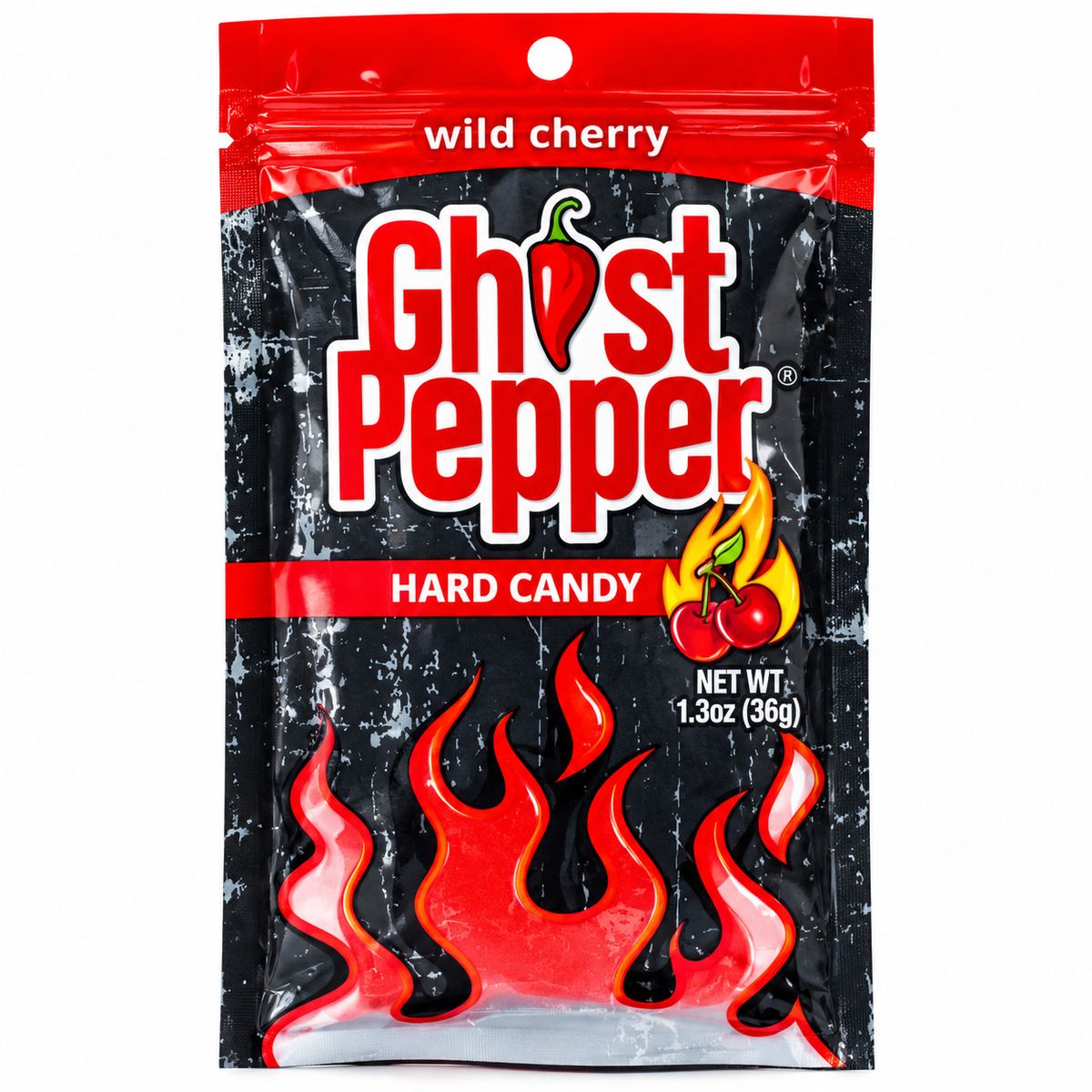 Flamethrower Ghost Pepper Candy Cherry Flavour