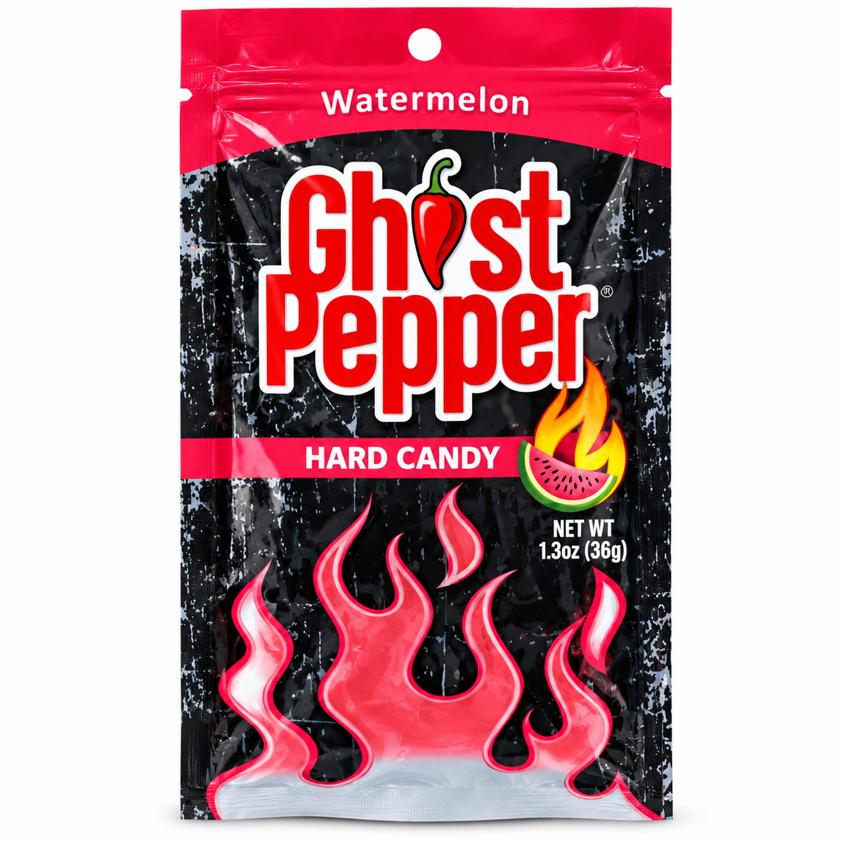 Flamethrower Ghost Pepper Candy Watermelon Flavour