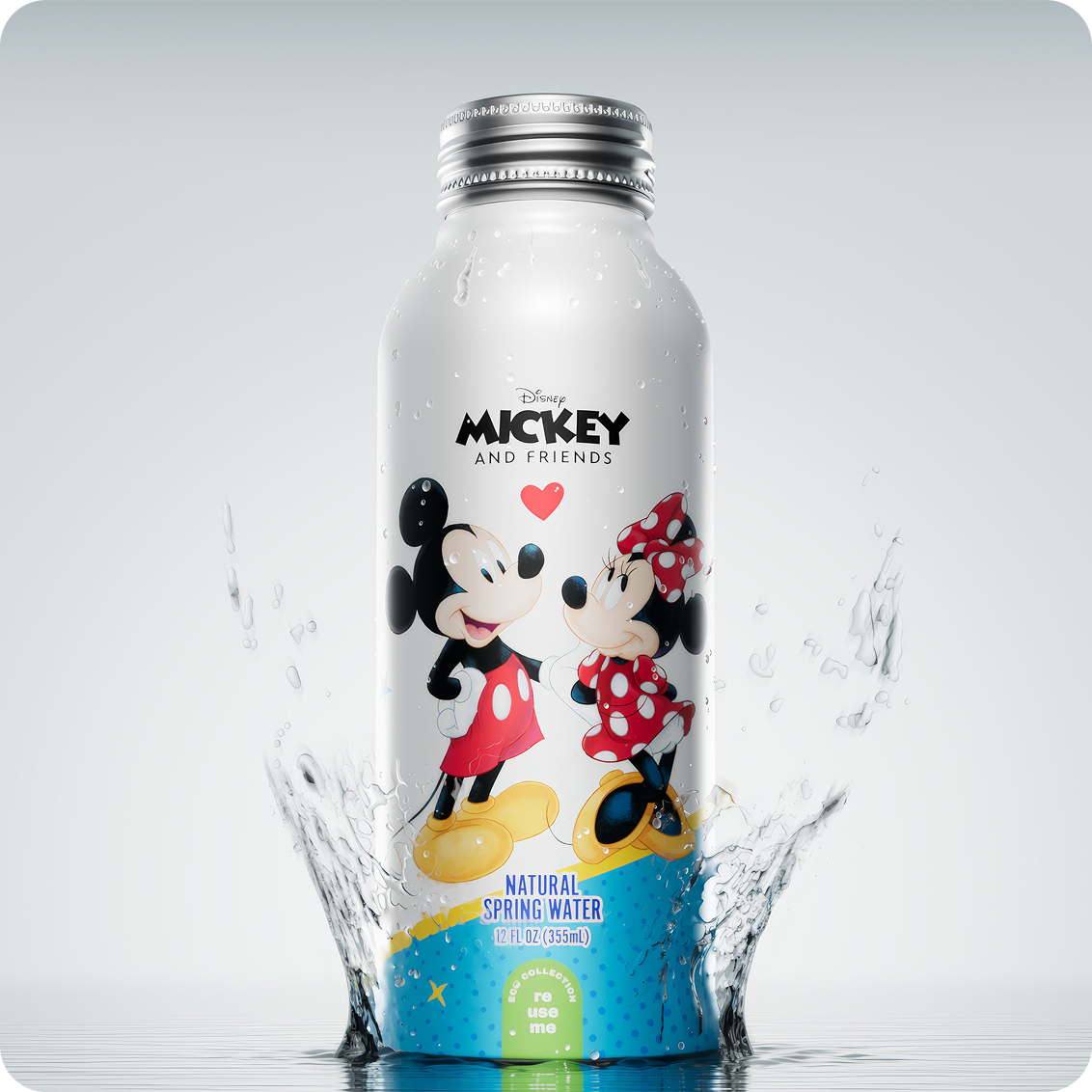 Mickey & Friends Natural Spring Water
