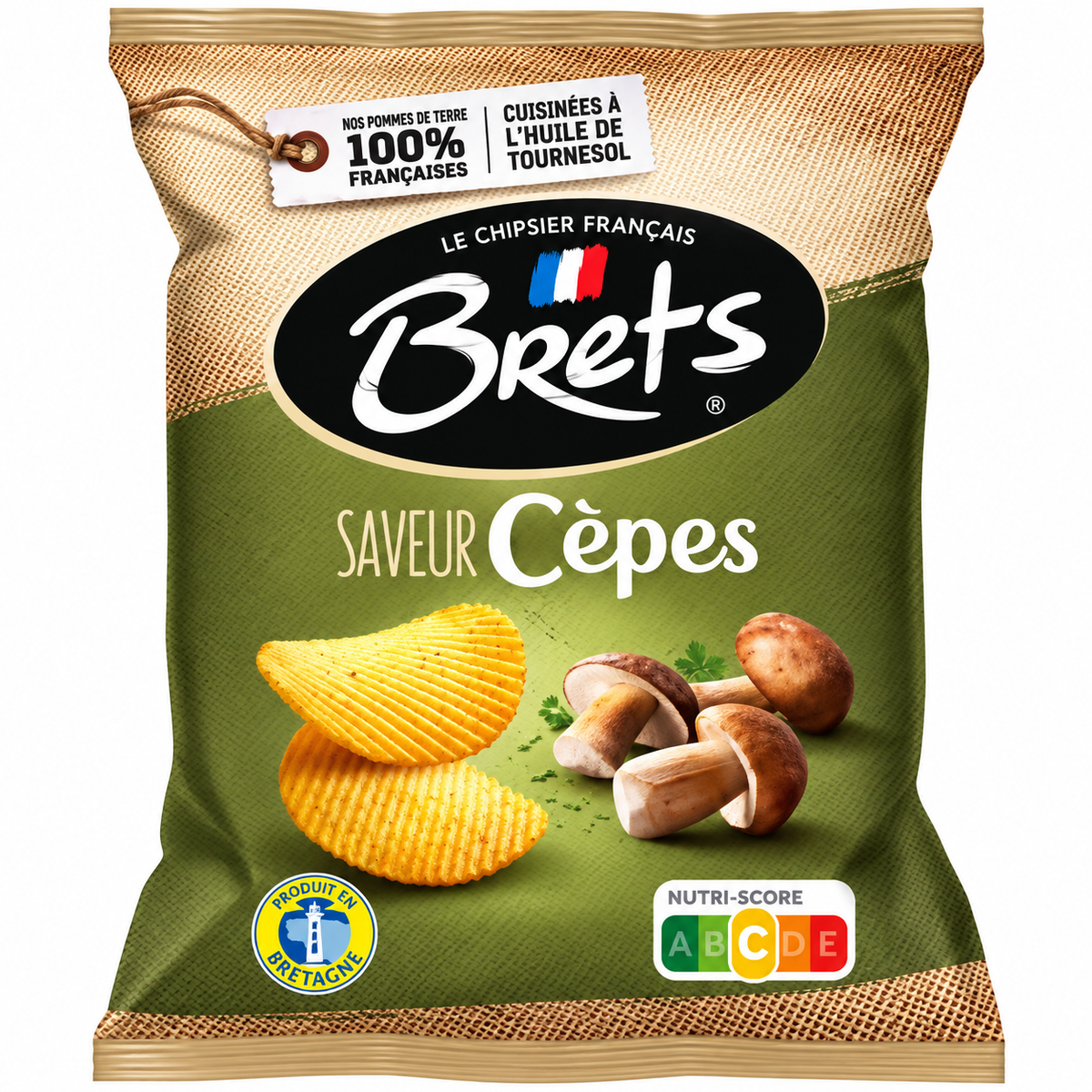 Brets Potato Chips Cepes (Porcini) Flavor