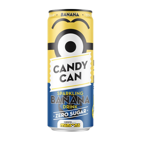Candy Can Sparkling Banana Drink Zero Sugar