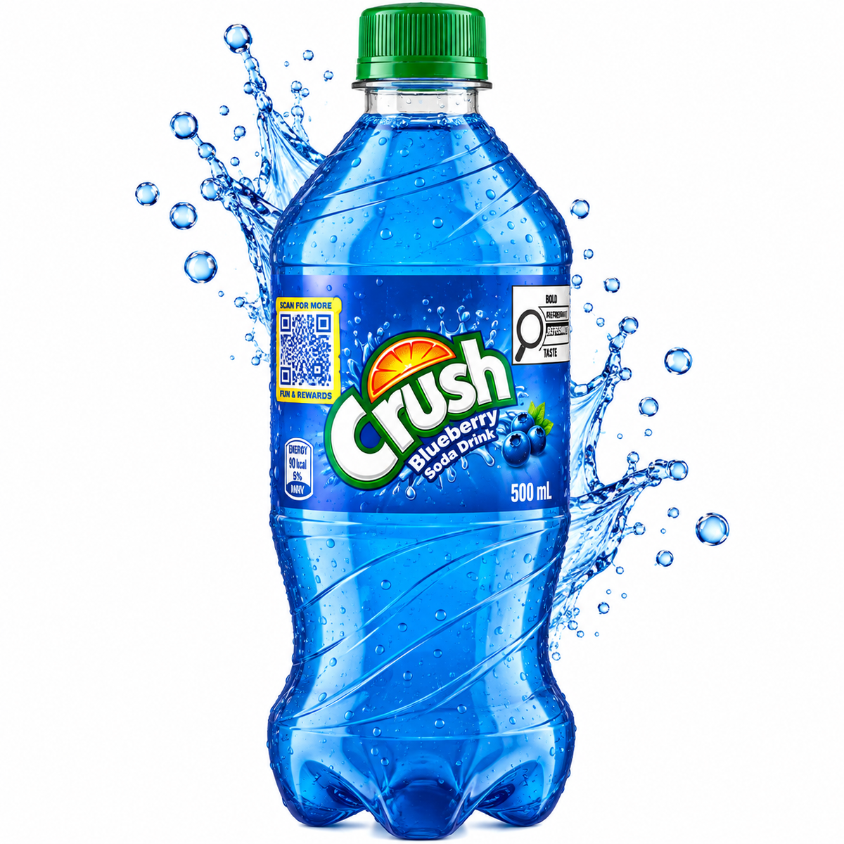 Crush Blue Raspberry Framboise Bleue