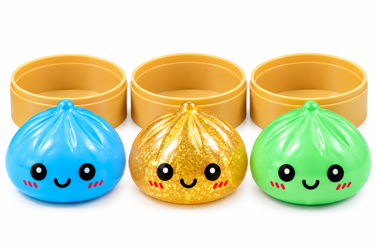Rainbow Mystery Squishy Bun