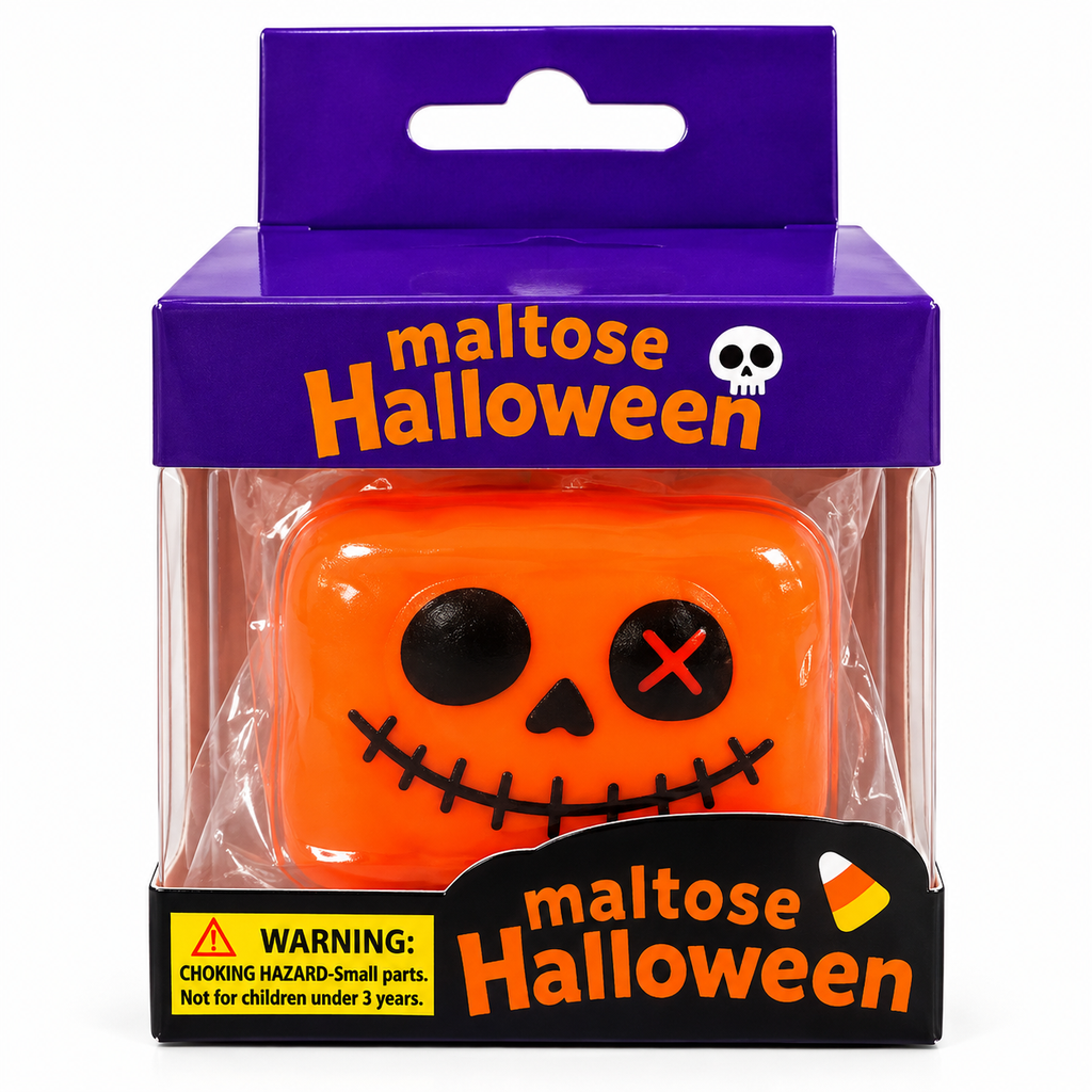 Maltose Halloween Sensory Squishy Ball – Spooky Confetti Stress Toy