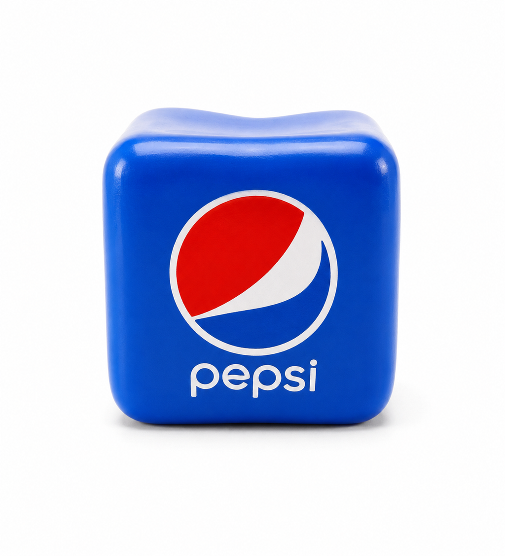 Needoh Squishy Cube w/ Pepsi Logo (China)