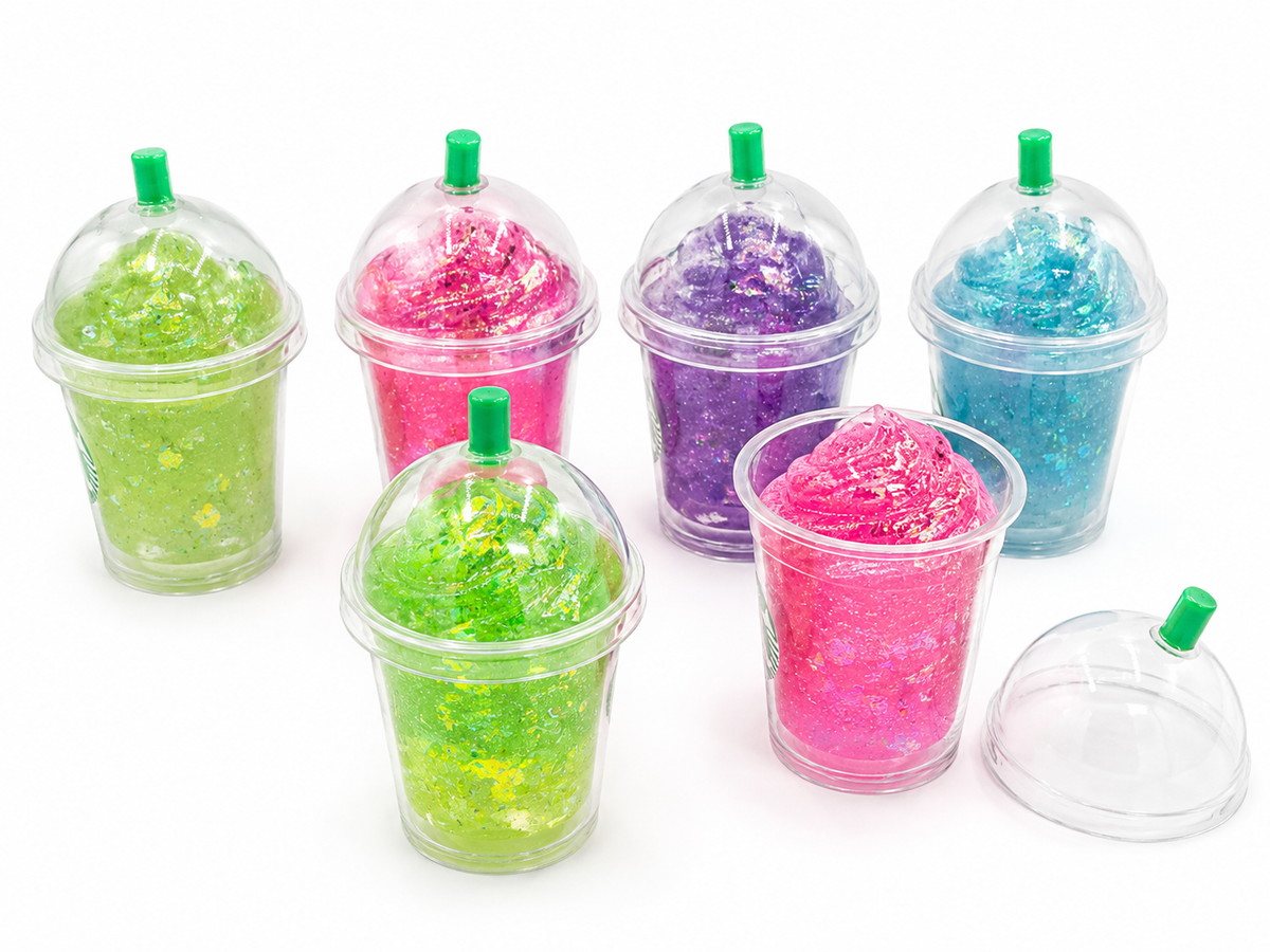 Needoh Glitter MINI Drink Starbuck Cup Squishy Toy –  Soft Mini