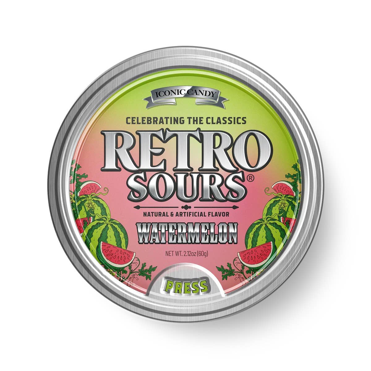 Retro Sours Watermelon, 2.12oz