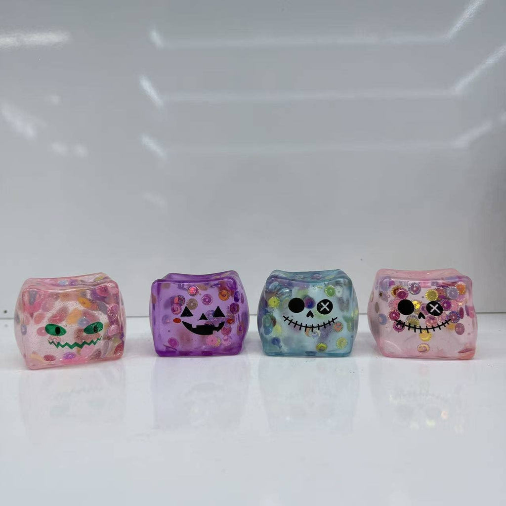Maltose Halloween Sensory Squishy Ball – Spooky Confetti Stress Toy
