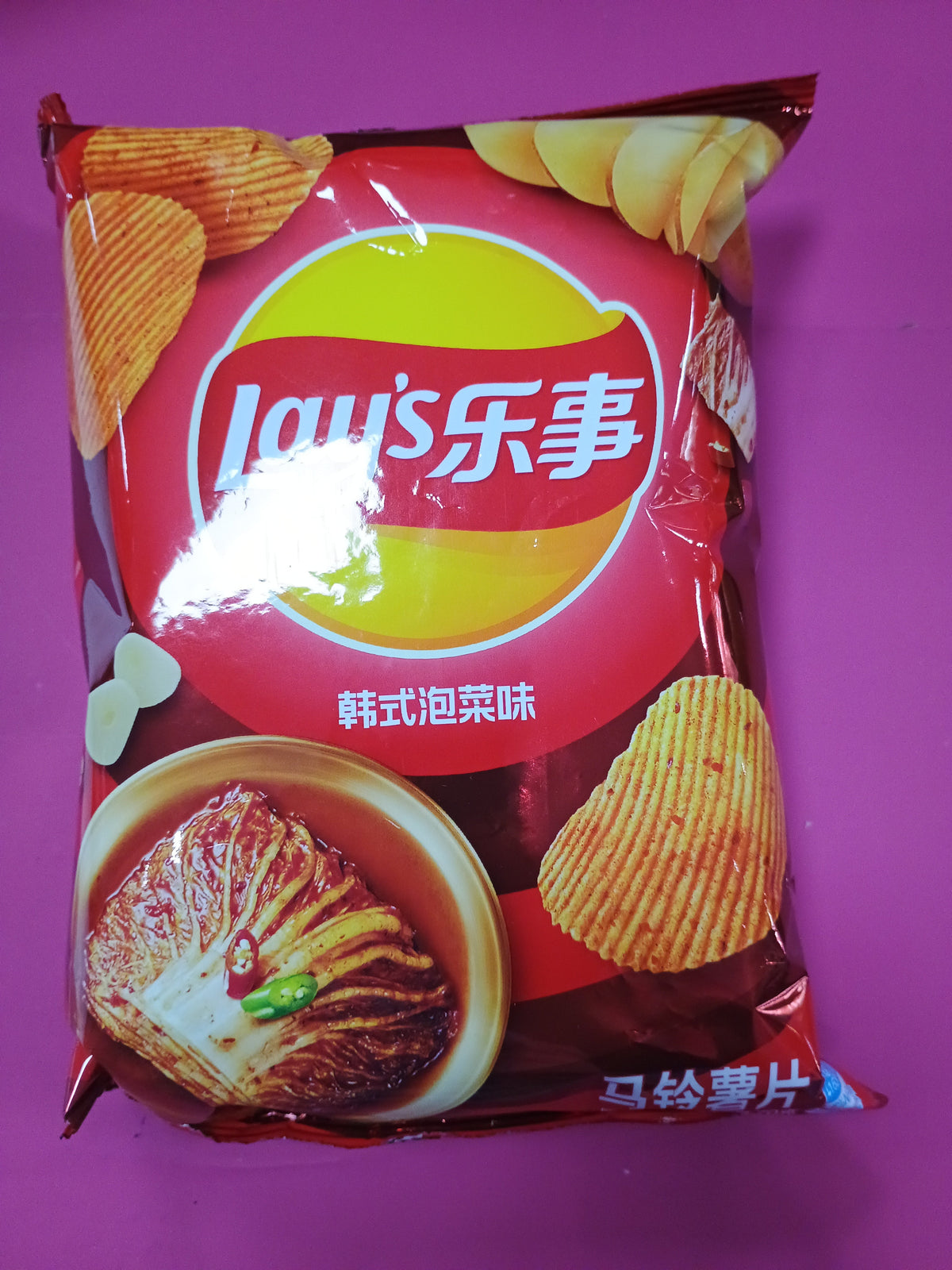 Lay's Korean kimchi Flavor